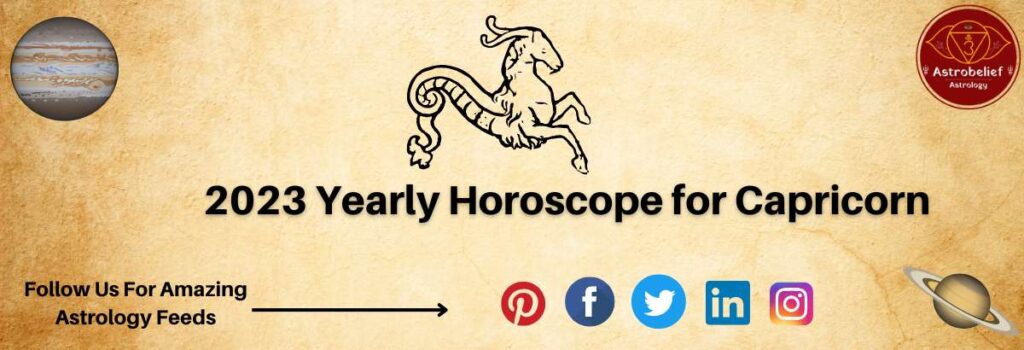 2023 Yearly Horoscope for Capricorn | Astrobelief Astrology